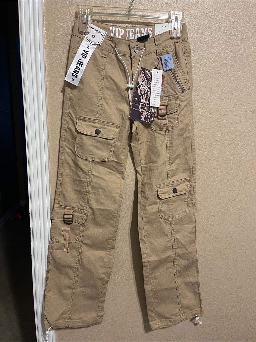 VIP Women’s Khaki Utility Cargo Pants